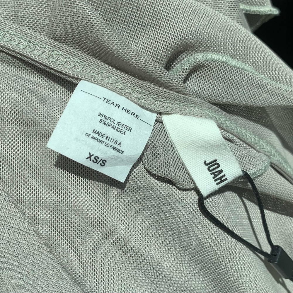 Joah Brown Wrap Skirt Dew Mesh XS S - Picture 7 of 11